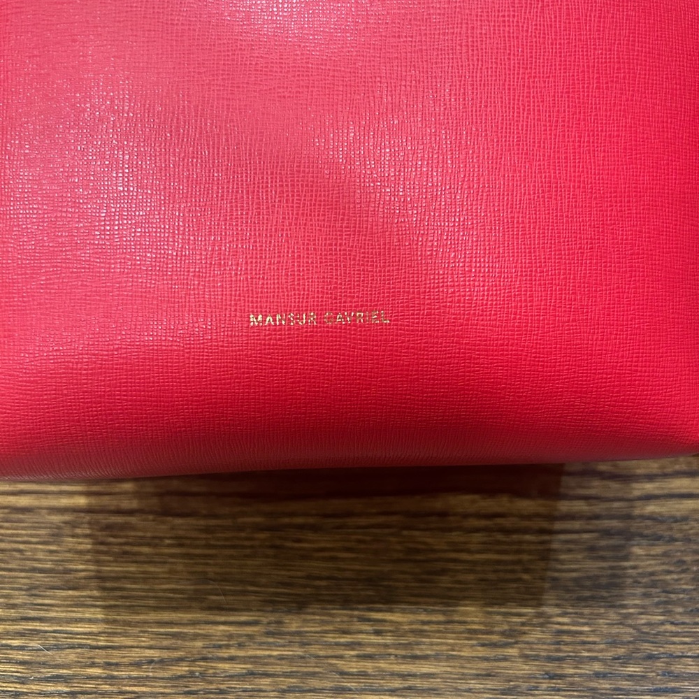 Mansur Gavriel Cherry Red Crossbody Bag - Picture 7 of 11
